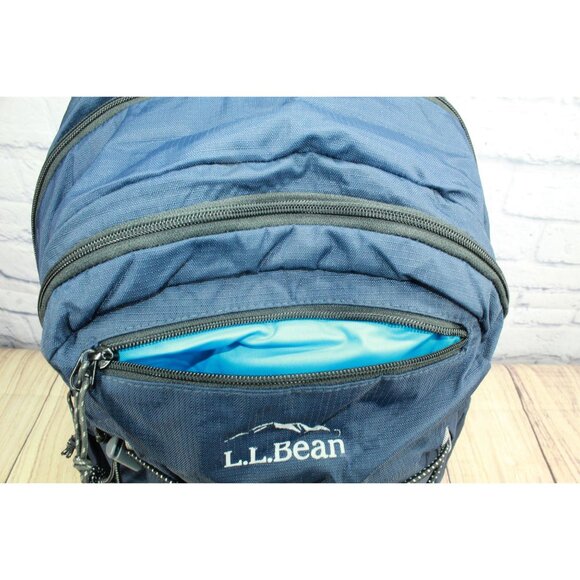 LL Bean Big Kids Comfort Carry Laptop Pack 30L School Backpack Classic Navy - Picture 7 of 10